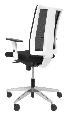 Silla Cózar Blanca Con Respaldo Malla Asiento Bal