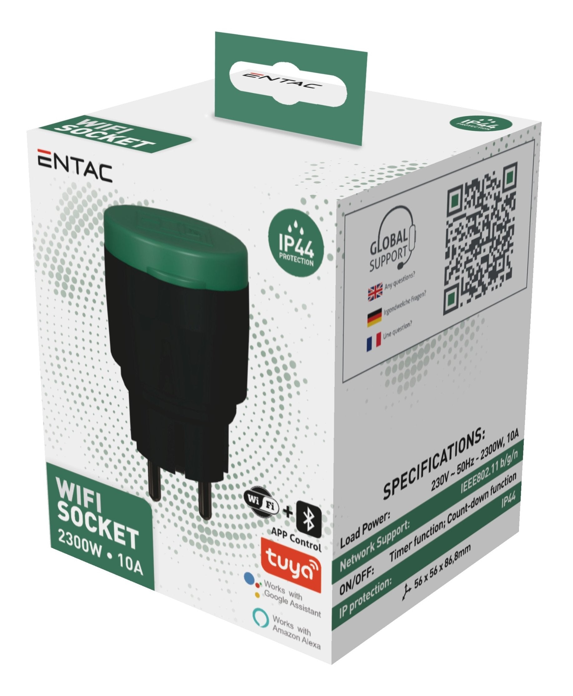 Entac Wlan Aussenmeckdose Negro Ip44