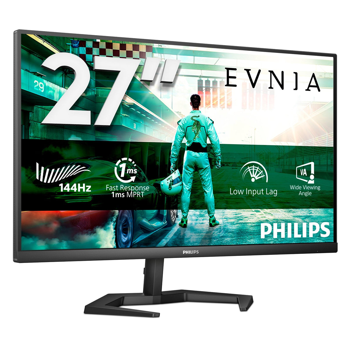 Monitor Gaming Philips 27m1n3500ls 27' Qhd 1ms 165hz Va Multimedia Negro