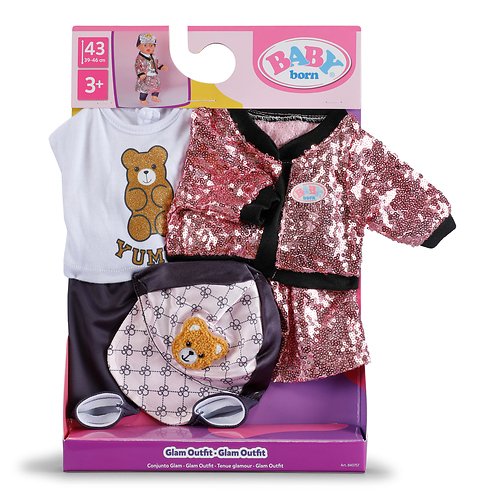 Zapf Creation Baby Born® Conjunto Glam 43cm, Accesorios Para Muñecas 840757