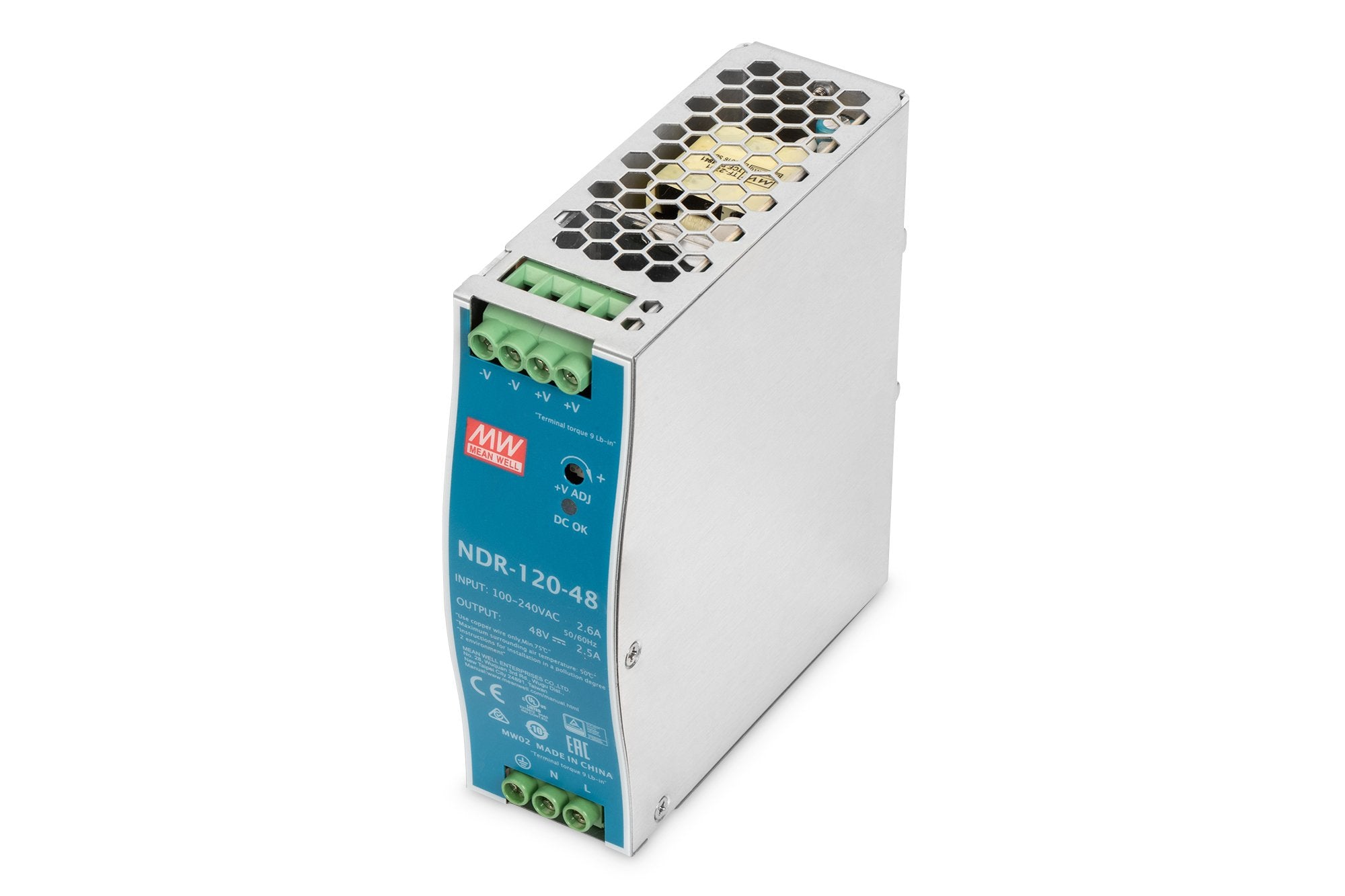 Fuente De Alimentación Indumrial Digitus 48v Dc 120w Carcasa Metálica
