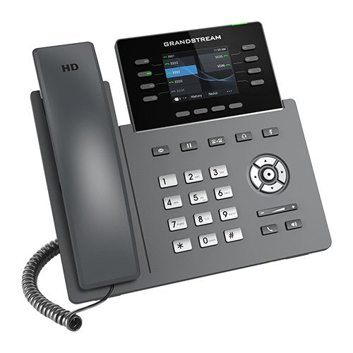 Teléfono Grandstream Networks Grp2624  Ip Negro 8 Líneas Tft Wifi