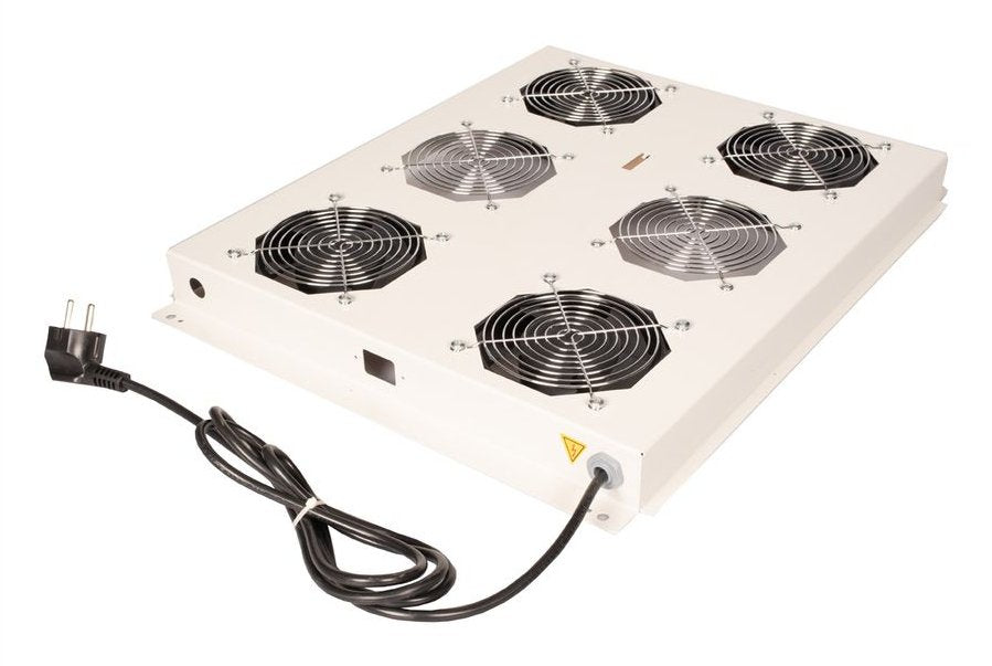 Roline 19-Zoll Dachlftereinheit 4 Lfter, On Off Fr Serverschrank Der Pro Serie, Grau