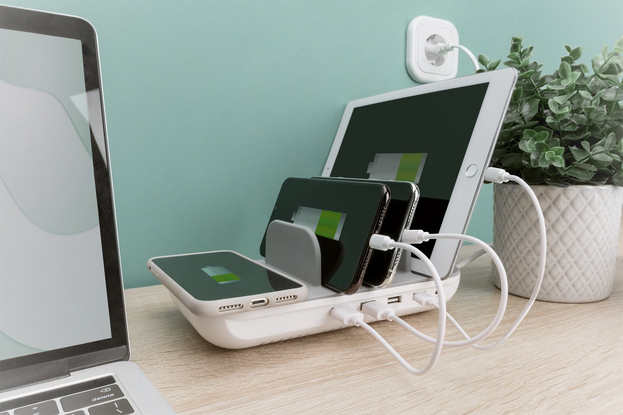 Digitus Estación De Carga Usb De 6 Puestos De Carga, 58w