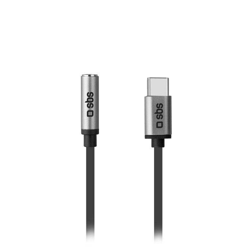 Cable Adaptador Sbs Tipo C Macho A Jack 3,55mm Hembra