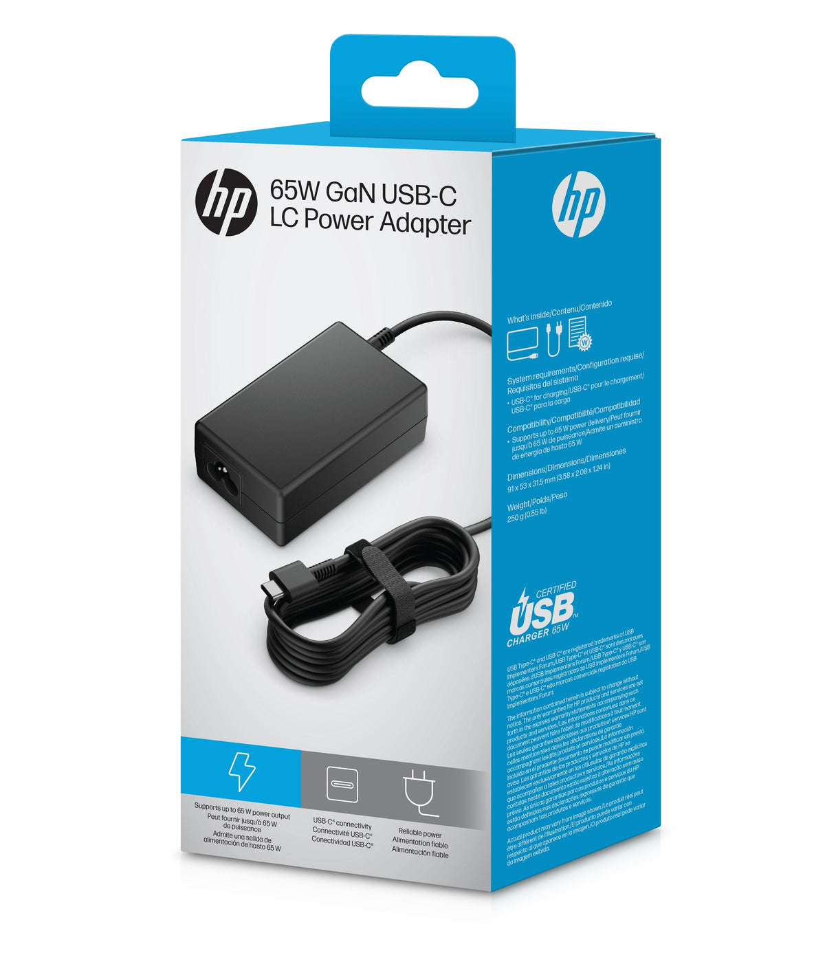 Hp Cargador De Portatil Usb-C 65w