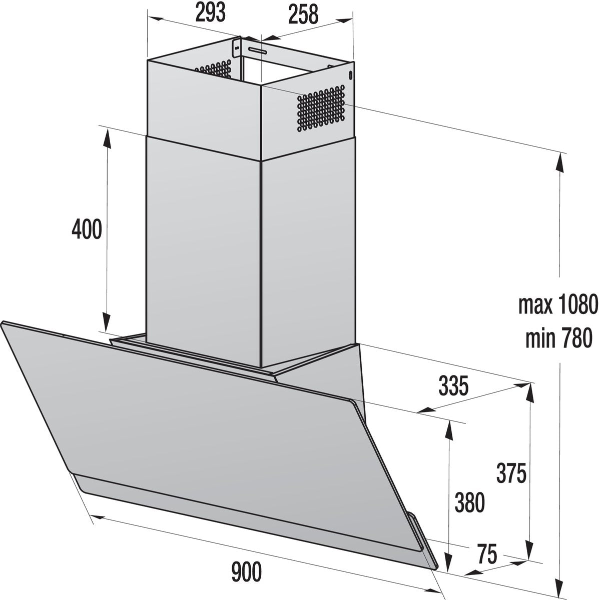 EAN 3838782389825 - Gorenje WHI949EXBG De pared Plata, Acero inoxidable 608 m³/h imagen 1