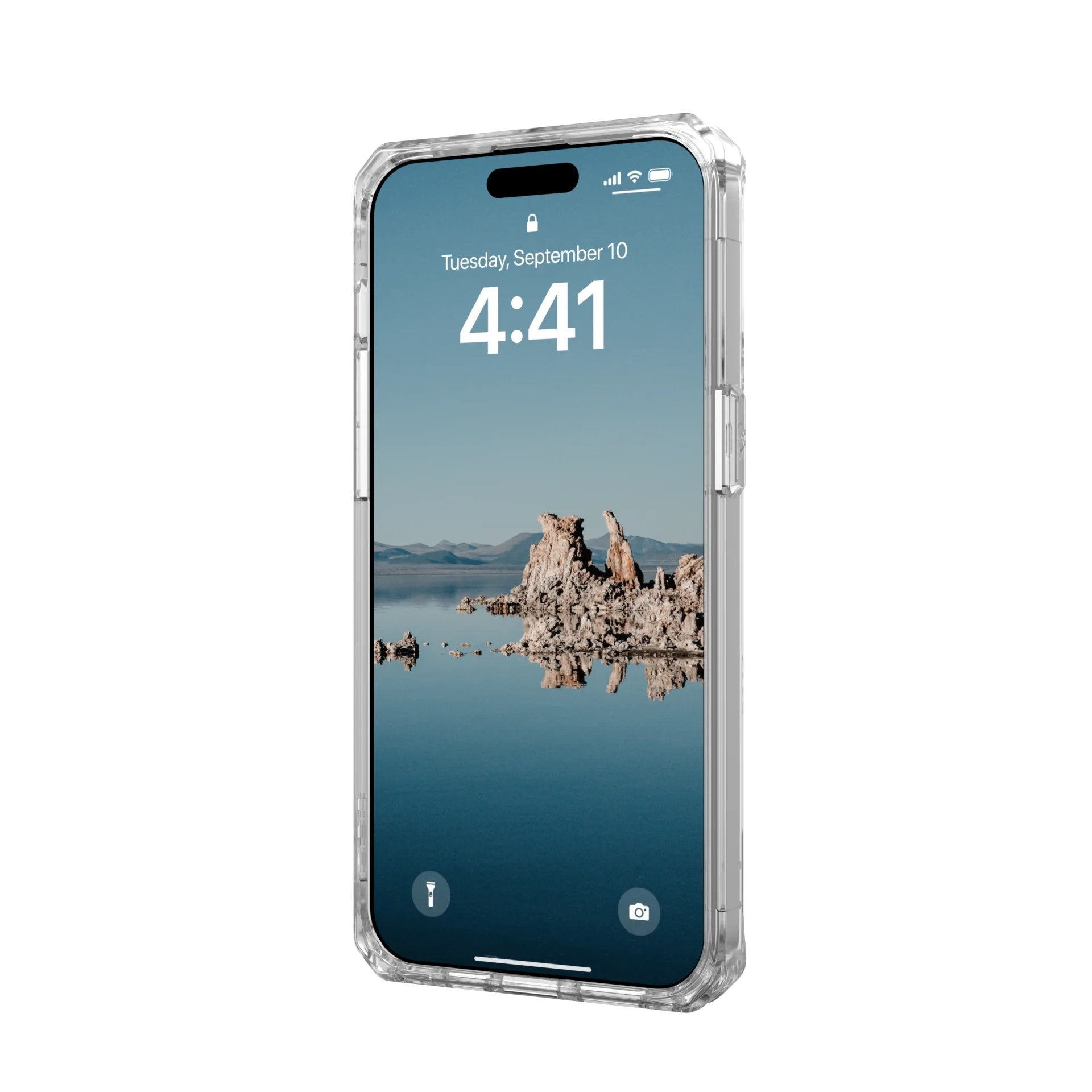Funda Urban Armor Gear 114305114348 Para Iphone 15 Pro Max  (6.7") Transparente
