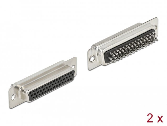 D-Sub Hd 44 Pin Buchse Metall, Lötversion, 2 Stück