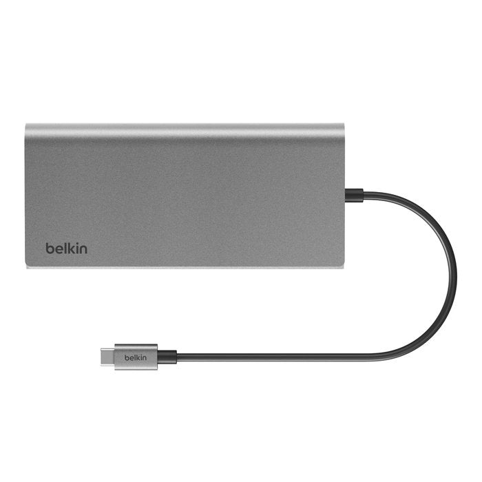 Belkin Inc015btsgy-Cz Base Para Portátil Y Replicador De Puertos Alámbrico Usb 3.2 Gen 1 (3.1 Gen 1) Type-C Aluminio