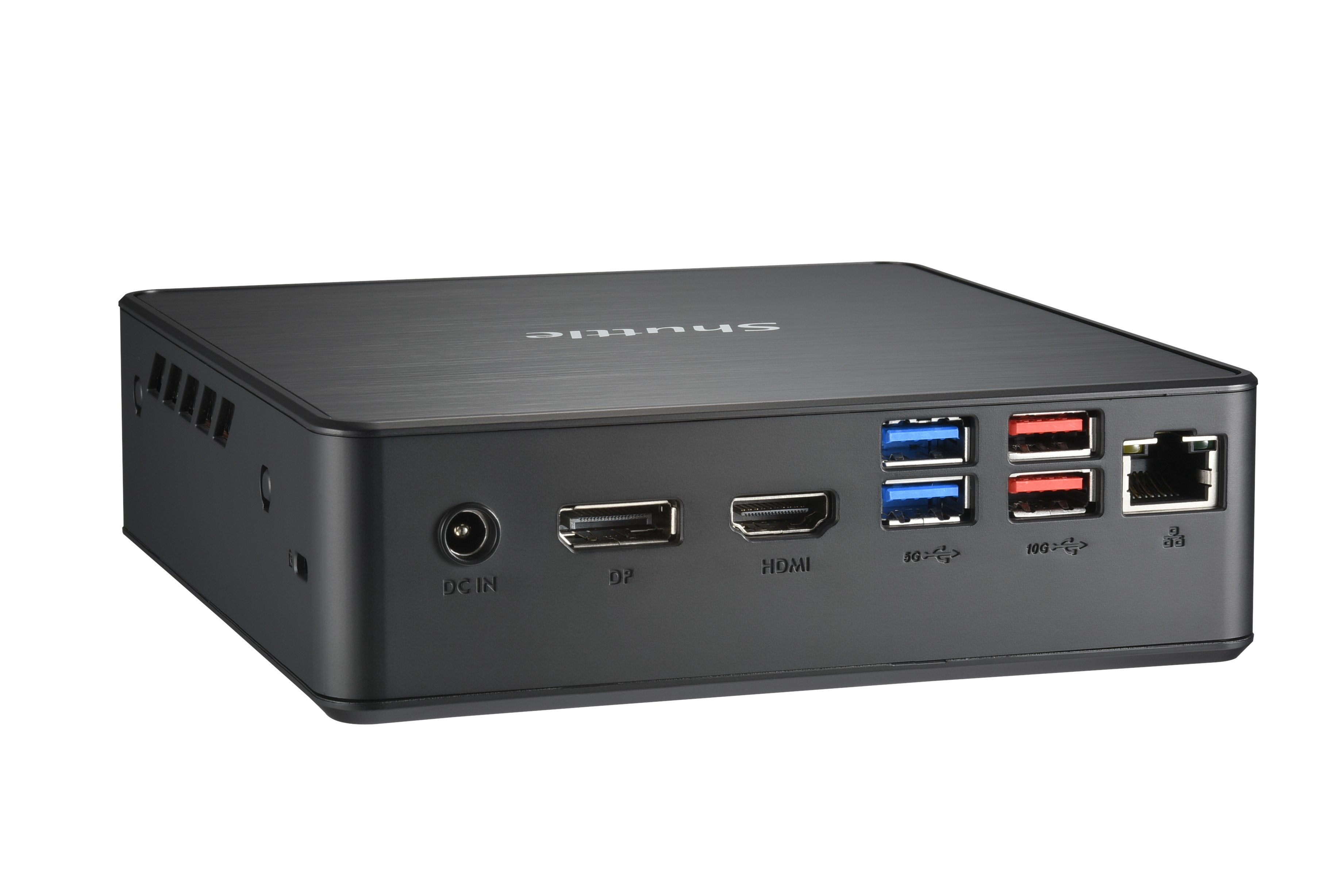 EAN 0887993005904 - Shuttle NC40U PC/estación de trabajo barebone 0.84L sized PC Negro 7305 Intel® SoC 1,1 GHz imagen 12