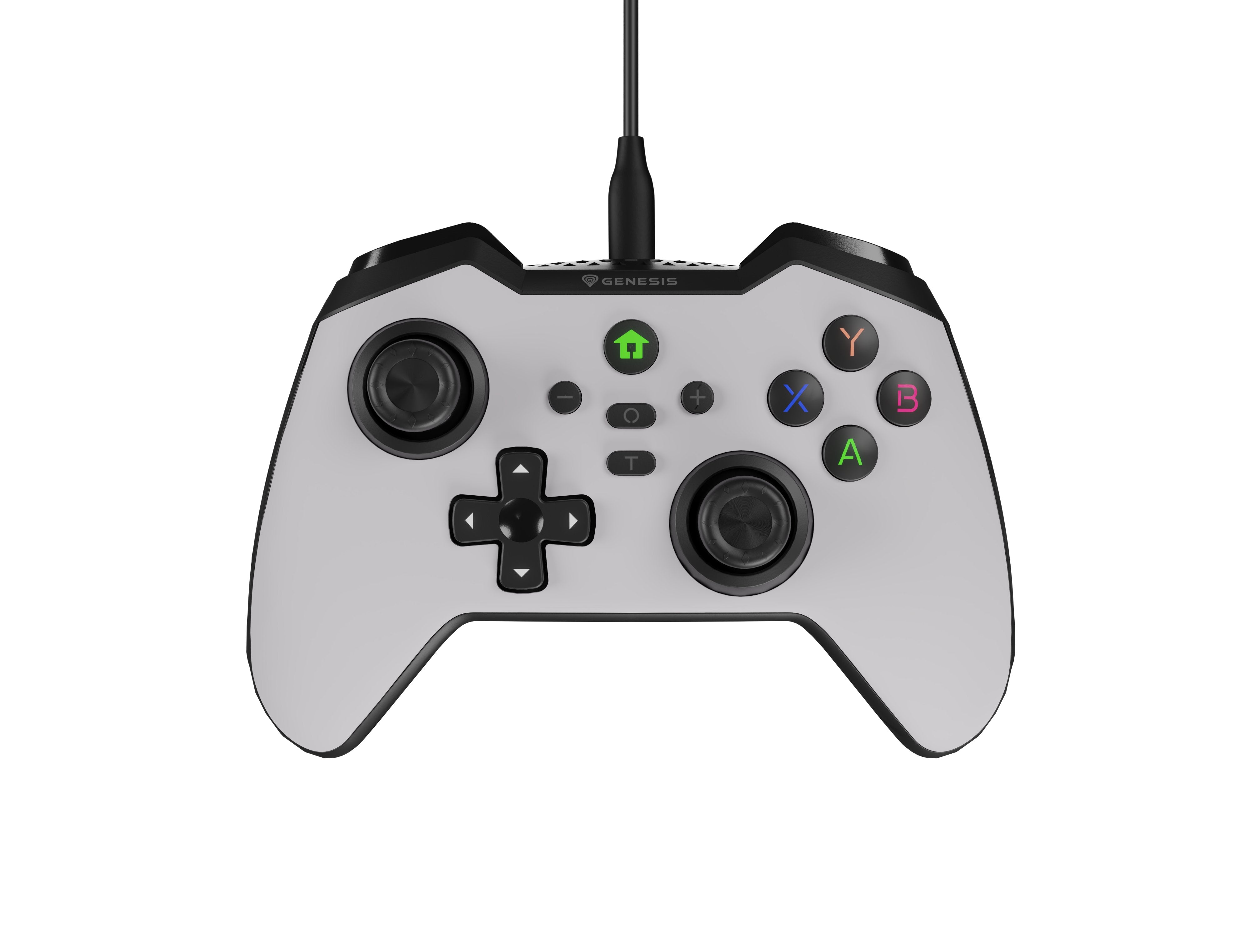 Gamepad Genesis Mangan 300 Usb (For Pc/Switch/Mobile) Blanco