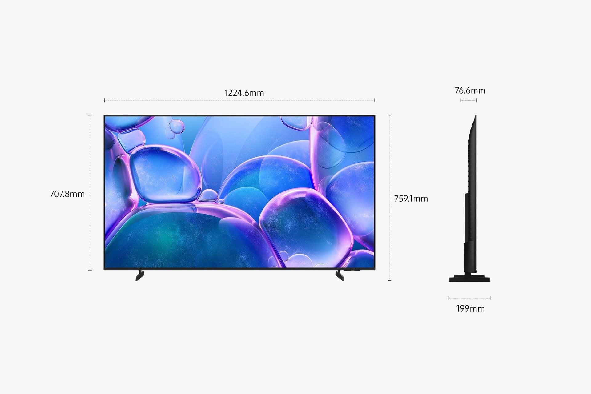 Samsung Tu55u7025fk  55" 4k Ultra Hd Smart Tv Wifi Negro