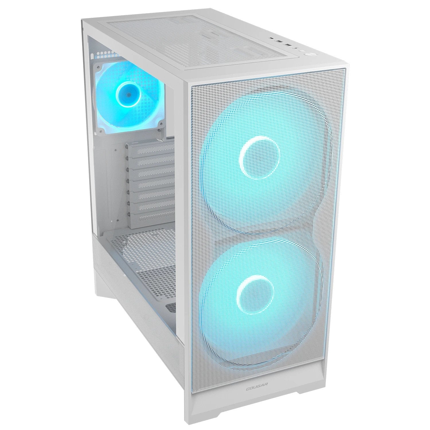 Cougar Caja Midi-Tower Airface 180, Argb, Blanco