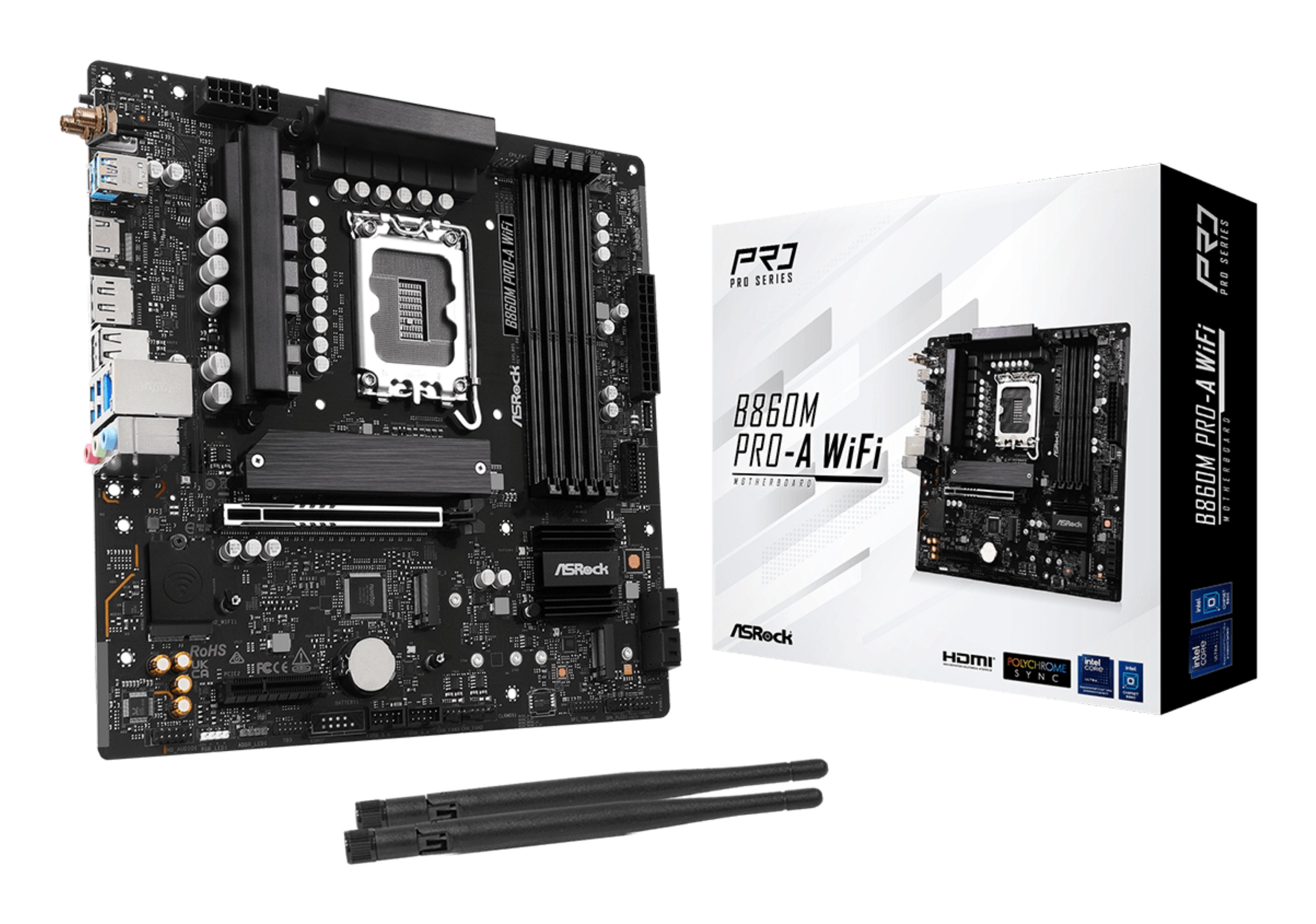 EAN 4711581490307 - Asrock B860M Pro-A WiFi Intel B860 LGA 1851 (Socket V1) micro ATX imagen 1