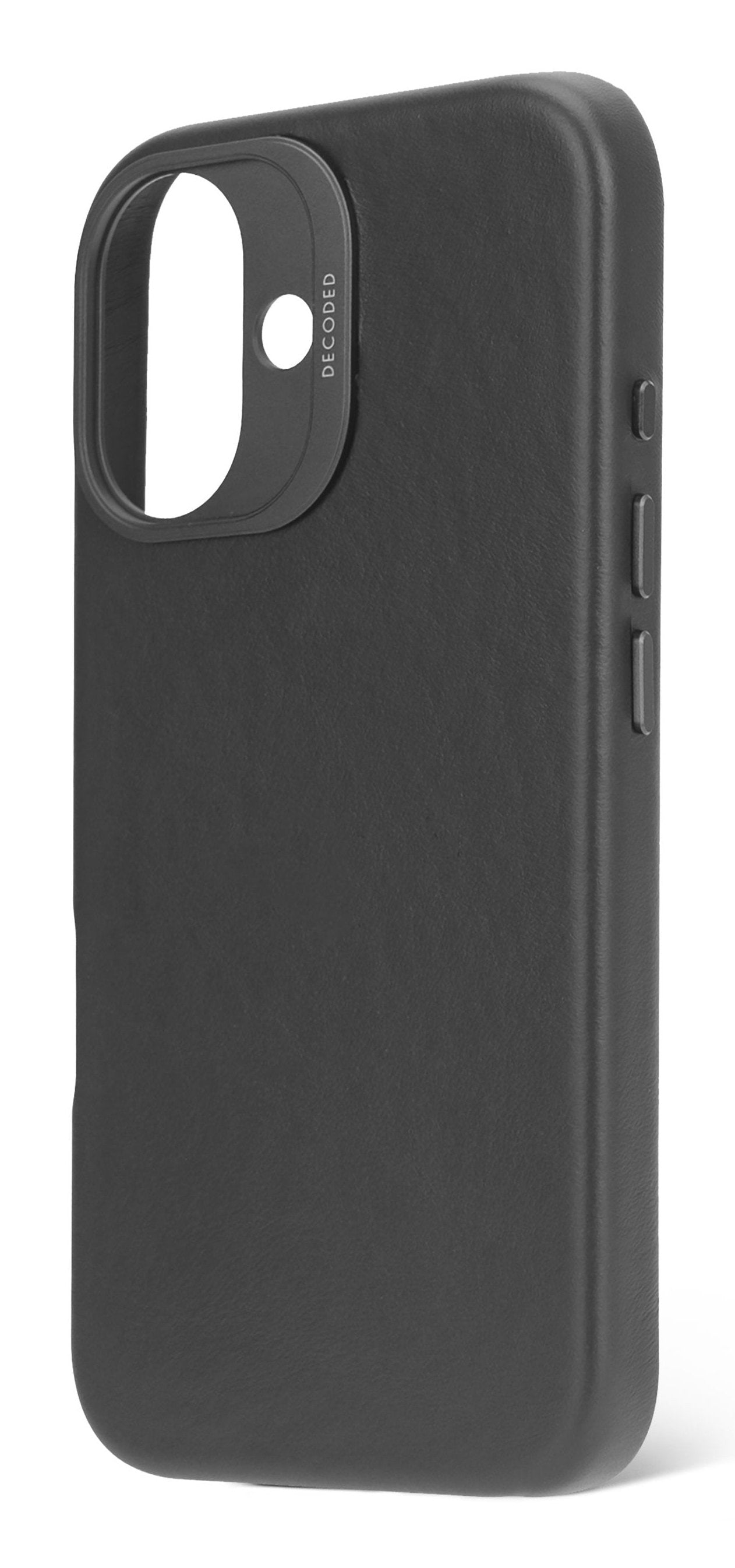 Decoded Leather Backcover Iphone 16 Black