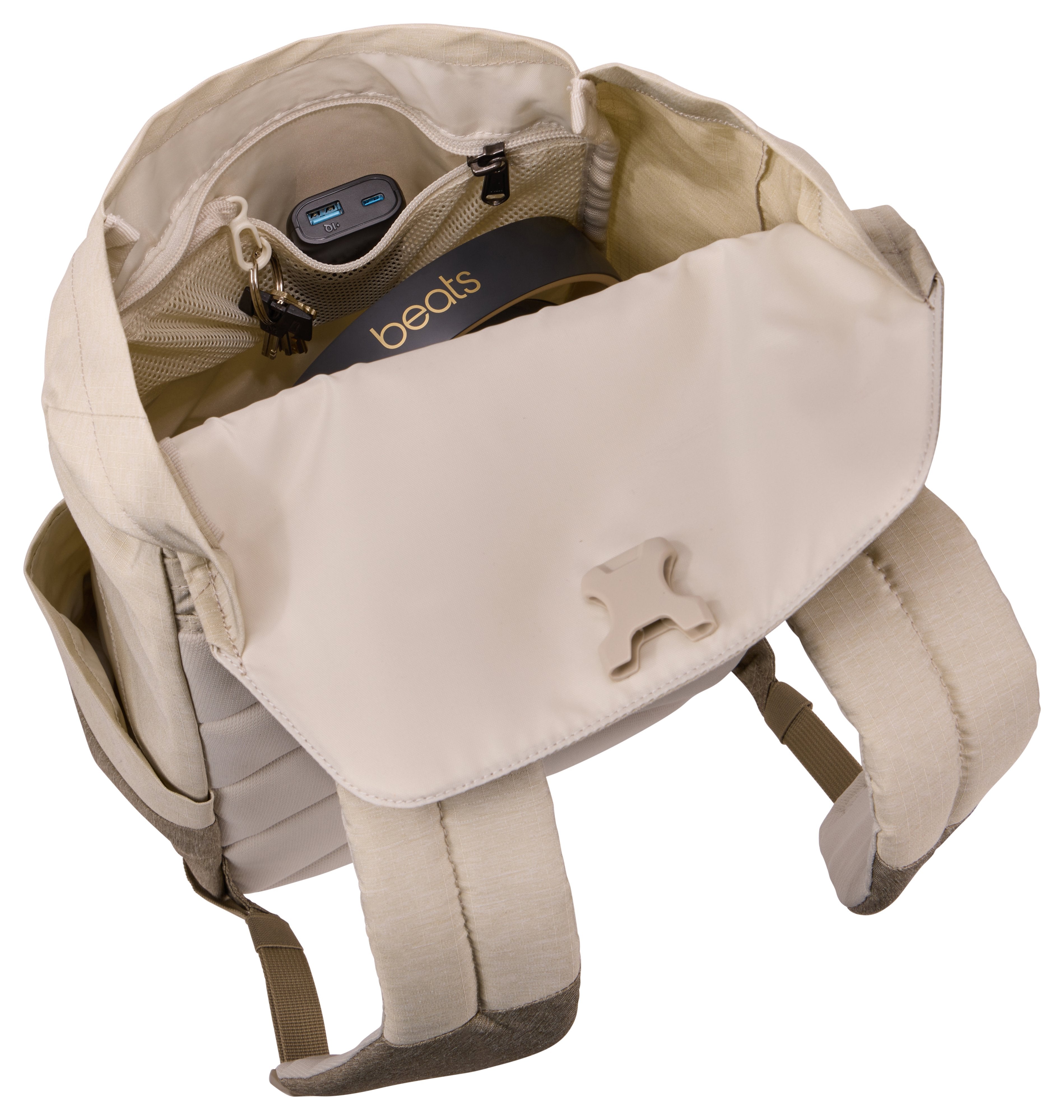 Mochila  Thule Lithos Tlbp213  Informal Marrón, Crema De Color Poliéster