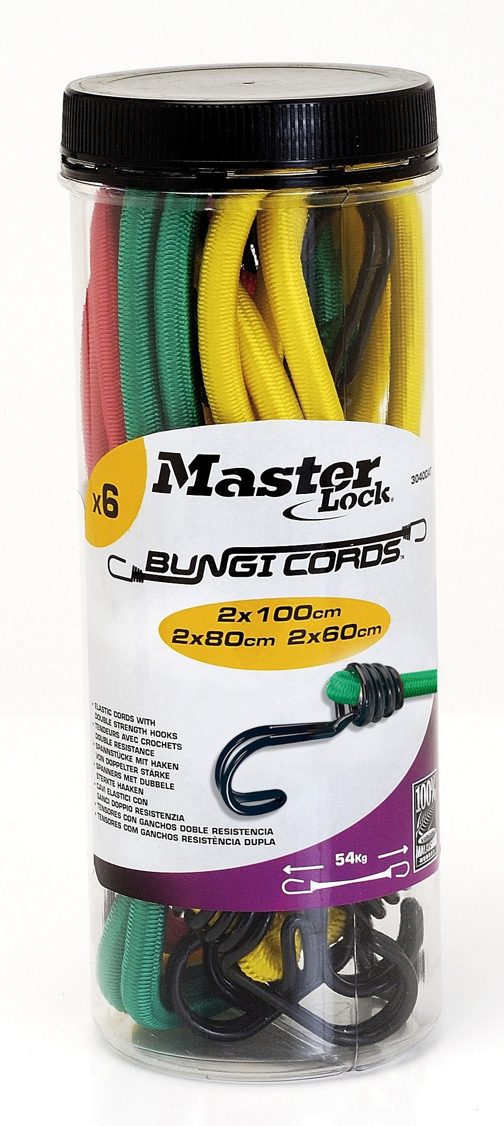 Master Lock 3040eurdat Cuerda Elástica 6 Pieza(S)