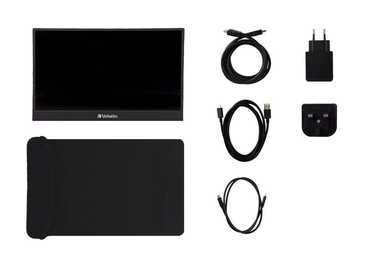 EAN 0023942495901 - Verbatim 49590 pantalla para PC 35,6 cm (14") 1920 x 1080 Pixeles Full HD Negro imagen 3