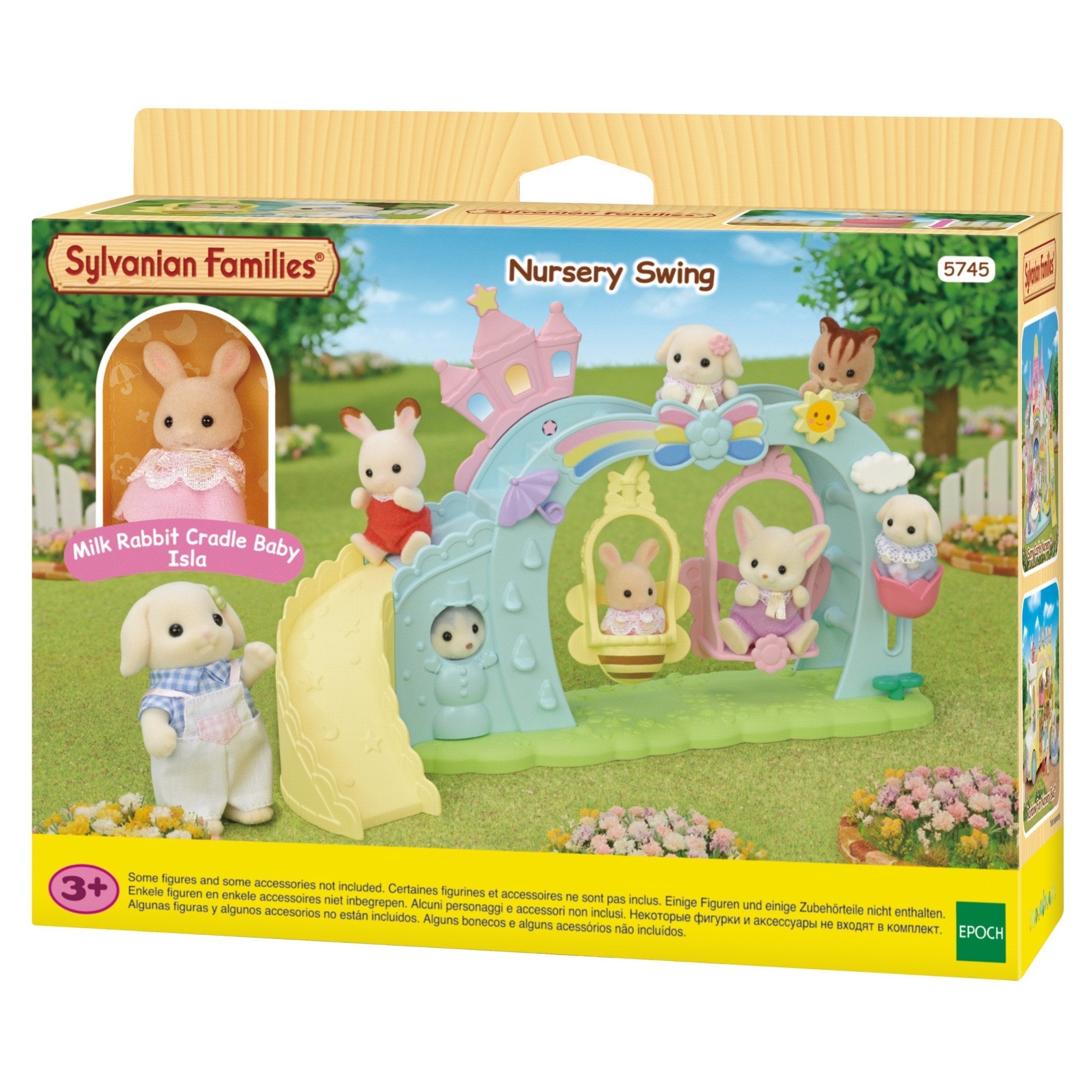 Epoch Sylvanian Families - Erlebniskindergarten Schaukel Con Figur 5745