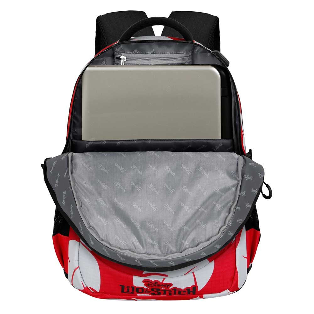 Mochila Kiss Stitch Disney 44cm Adaptable