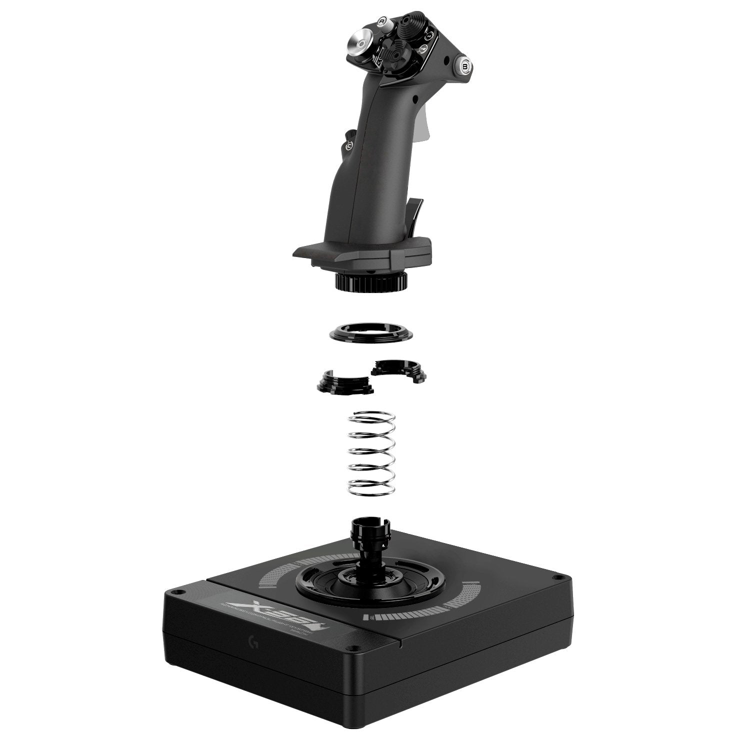 Logitech X56 Hotas Joystick + Acelerador Usb - Iluminacion Rgb - 31 Botones Programables, 13 Ejes Y 5 Selectores De