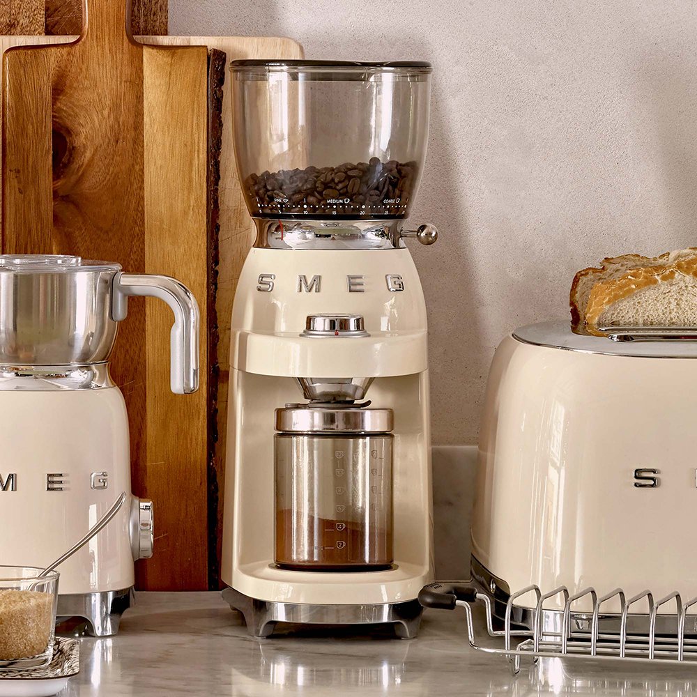 Molinillo De Café Smeg 50´Style Crema Cgf11creu