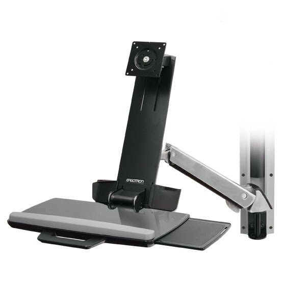 Ergotron Styleview Sit-Stand Combo Arm 61 Cm [24] Aluminio (Sv Sit Stand Combo Arm - Polished)