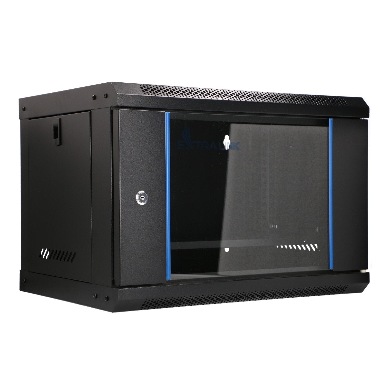Extralink Lite 6u 530x400 Wall-Mounted Rackmount Cabinet Negro With Shelf