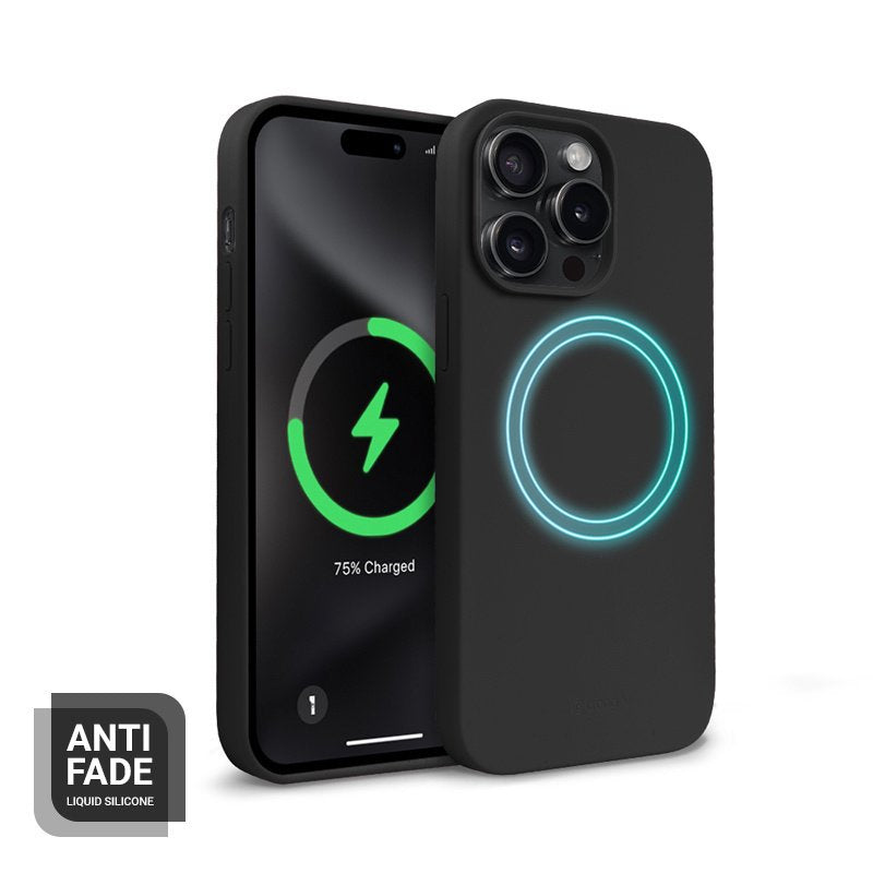 Crong Color Cover Magnetic - Etui Iphone 15 Pro Max Magsafe (Negro)