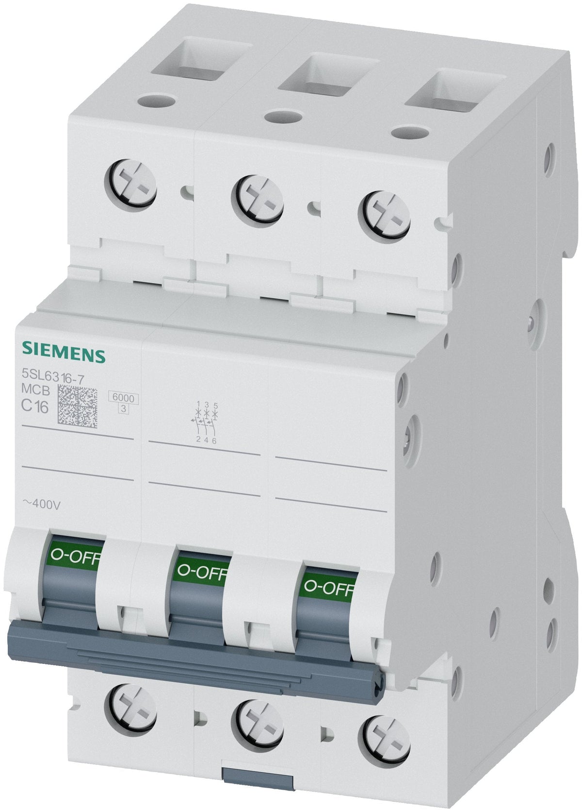 Siemens Automat C 16a 5sl63167 400v 6ka 3p