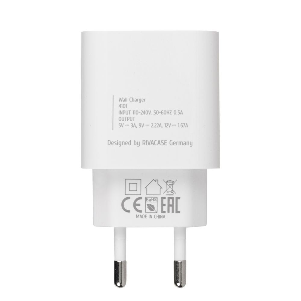 Mobile Charger Wall/White Ps4101 W00 Rivacase
