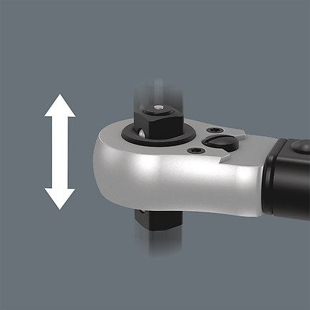 Llave De Par Wera Con Un Cuarto Bloqueo De Click-Torque De Máximo C 3 R/L Negro/Verde, Salida 1/2 ", 40 A 200 Nm 05075695001