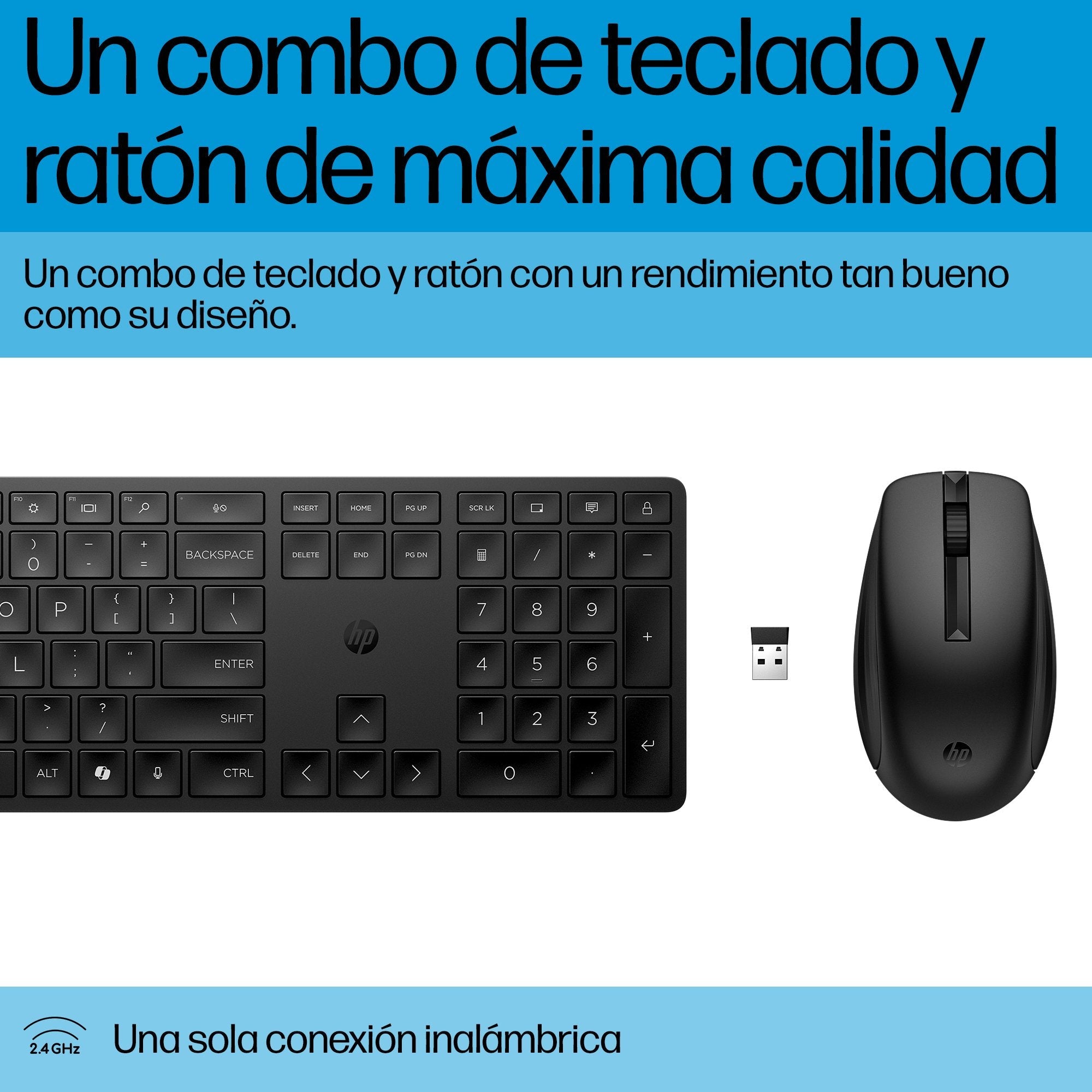 Hp 655 Wireless Keyboard And Mouse Combo Blanco (De)