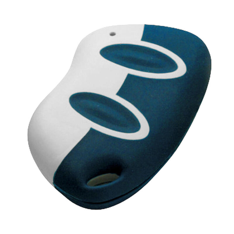 Cdvi Setr2641am2-B Mando Transmisor "Mini" Rf 433mhz De 2 Canales - Azul