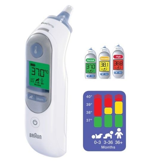 Termómetro Braun Thermoscan® 7 Irt 6520 Clínico Irt 6520