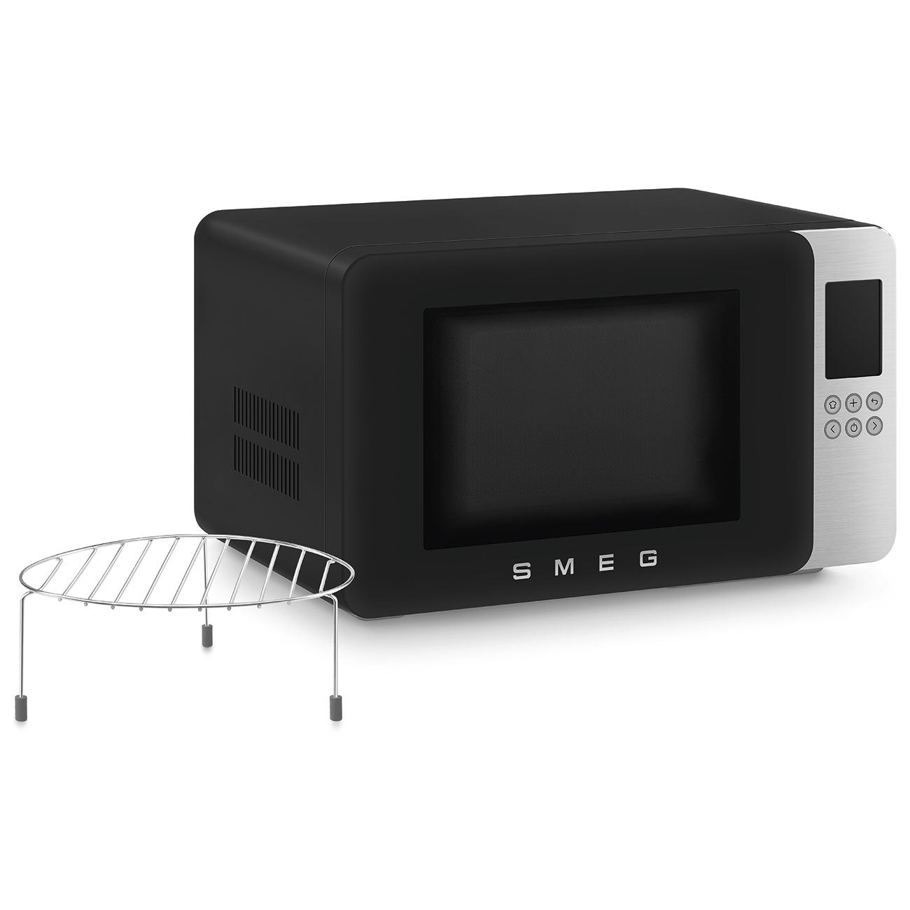 Smeg Mikrowelle M. Grill Moc01blmeu , Negro