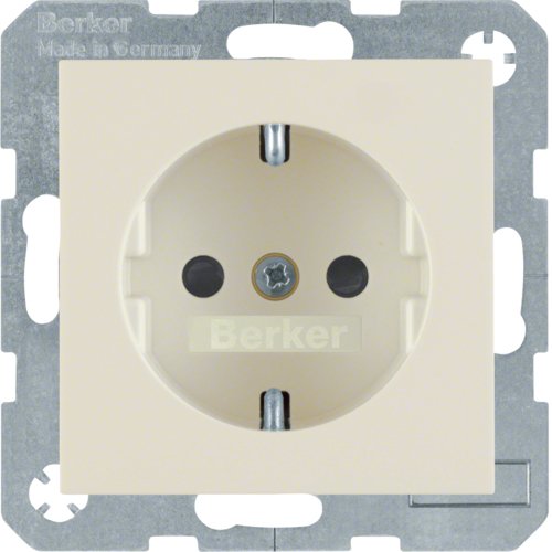 Berker 47238982 Schuko-Steckdose Weiss
