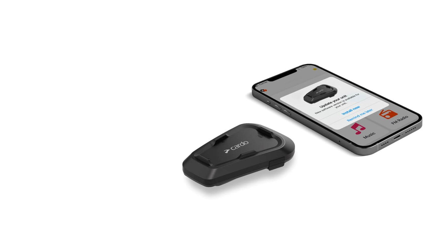 EAN 828831843333 - Cardo Spirit HD intercomunicador para motocicletas 2 canales 600 m Negro imagen 4