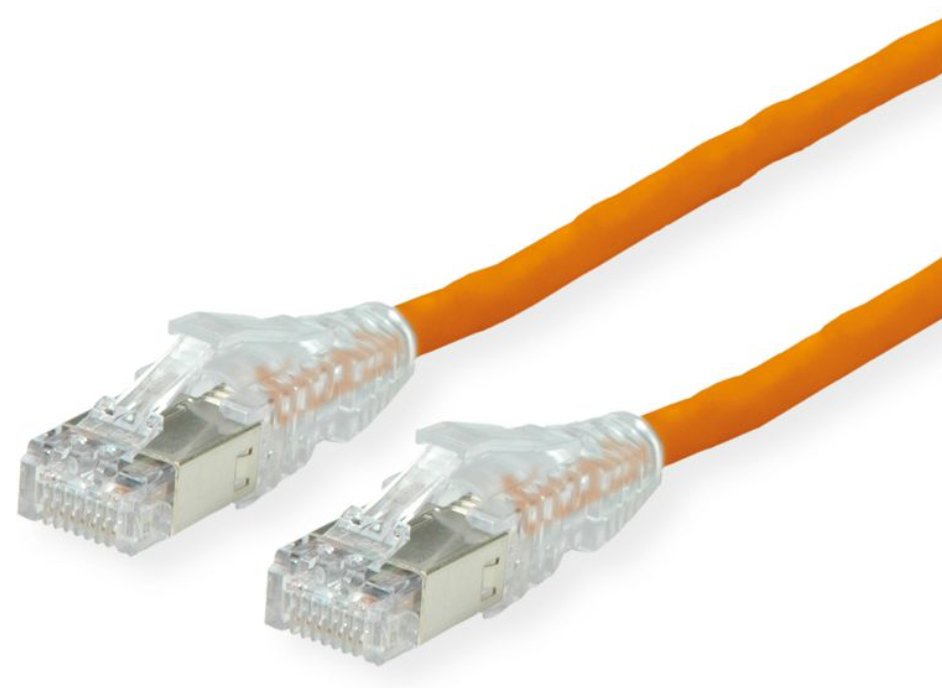 Dtwyler Cable De Red Cat.6a (Class Ea) S Ftp, Cu 7702 Flex Lsoh, Amp V2, Naranja, 2 M
