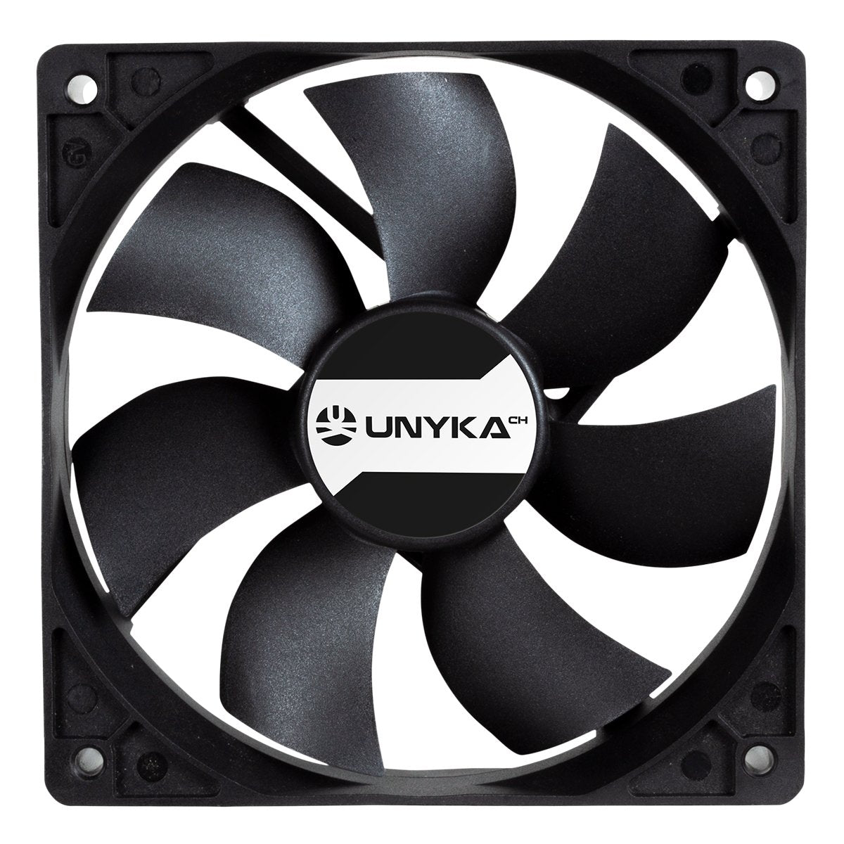 Unykach Ventilador Server 12025mm Doble Bola 4 Pin Pwm
