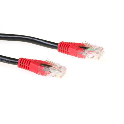 Negro 10 Meter U Utp Cat6 Patch Cable Cross With Rj45 Connectors