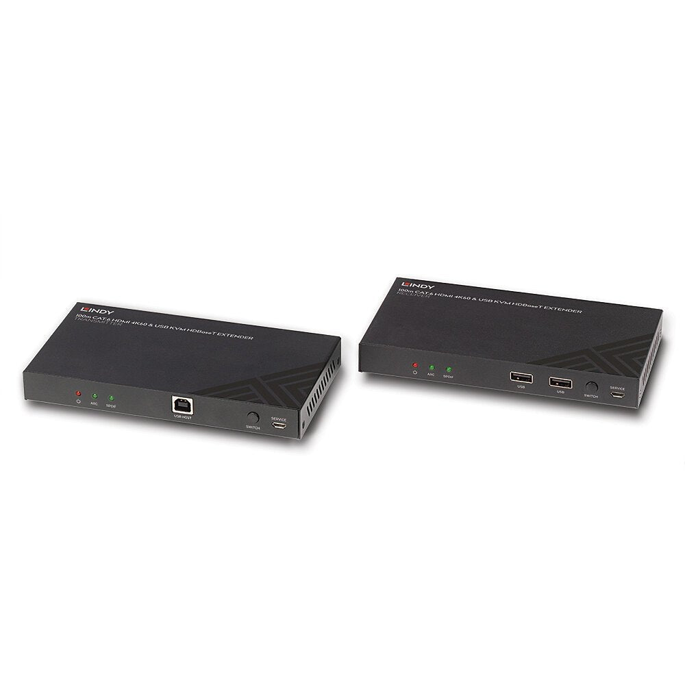 Lindy 38343 Extensor Kvm Transmisor Y Receptor (Lindy Kvm Extender 100m Hdbaset Hdmi 4k60)