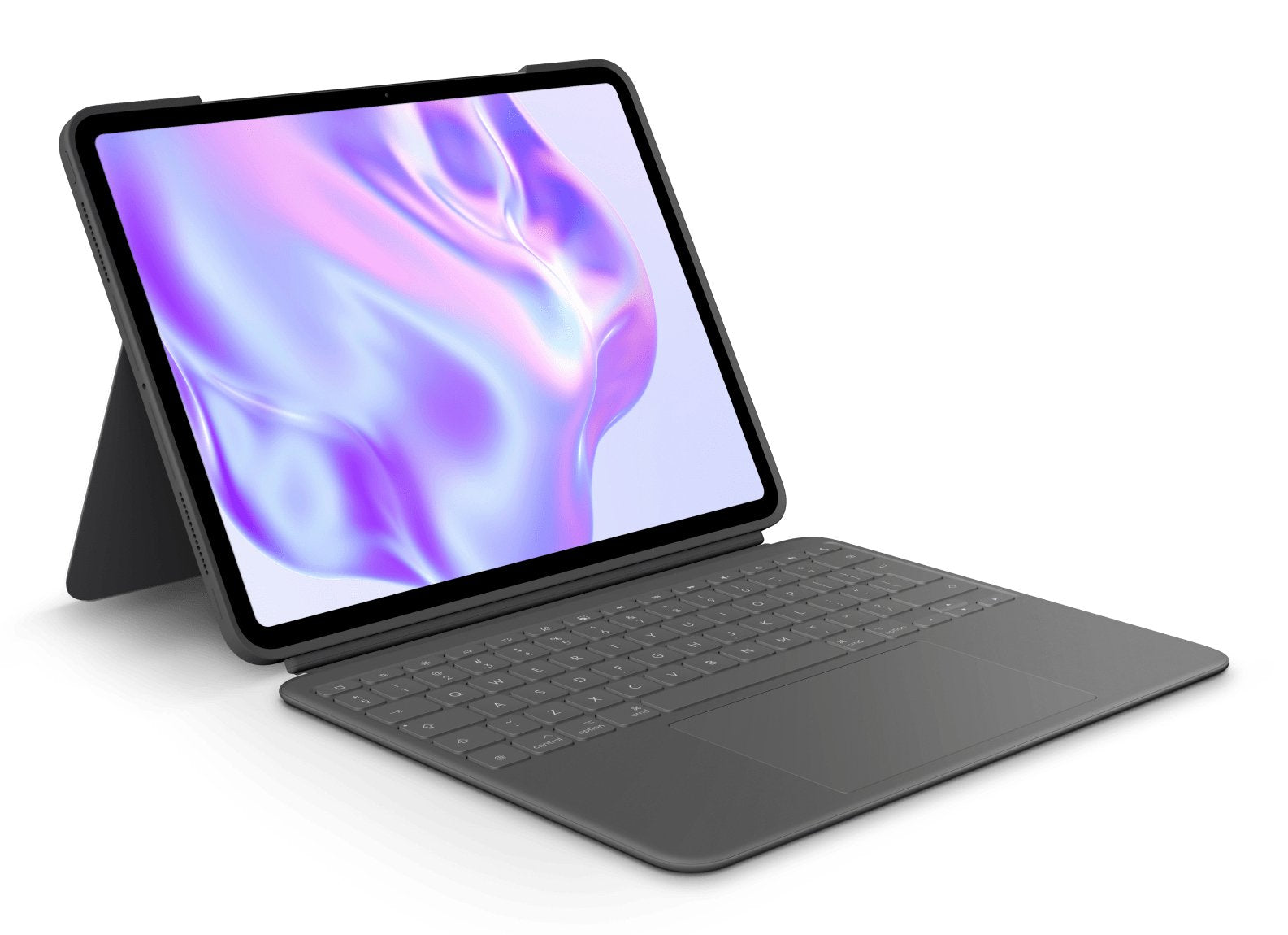 Logitech Combo Touch For Ipad Pro 11-Inch (1st, 2nd, And 3rd Generation) Gris Smart Connector Qwerty Inglés Internacional