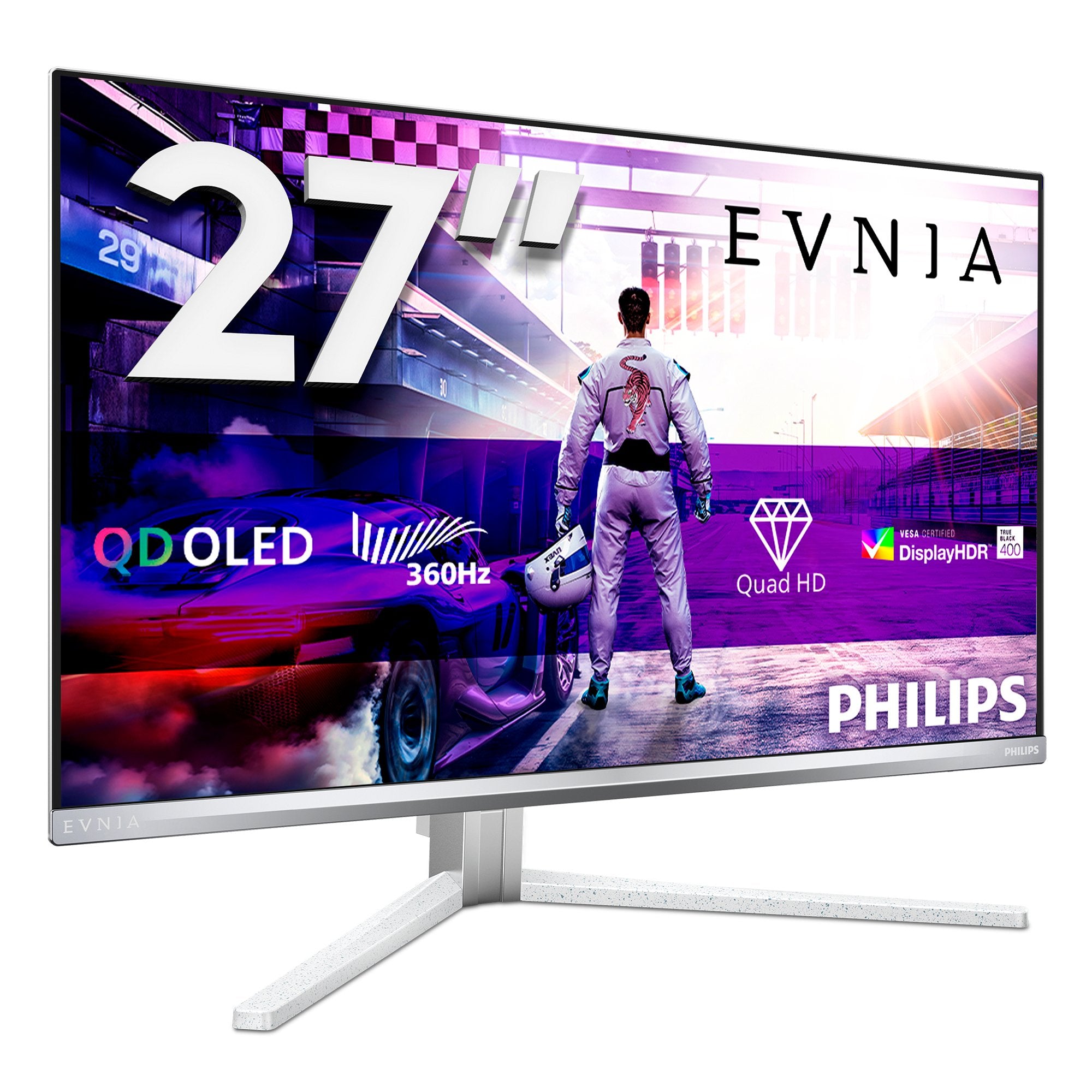 EAN 8712581806309 - Philips Evnia 8000 27M2N8500/00 pantalla para PC 67,3 cm (26.5") 2560 x 1440 Pixeles Quad HD QD-OLED Blan imagen 2