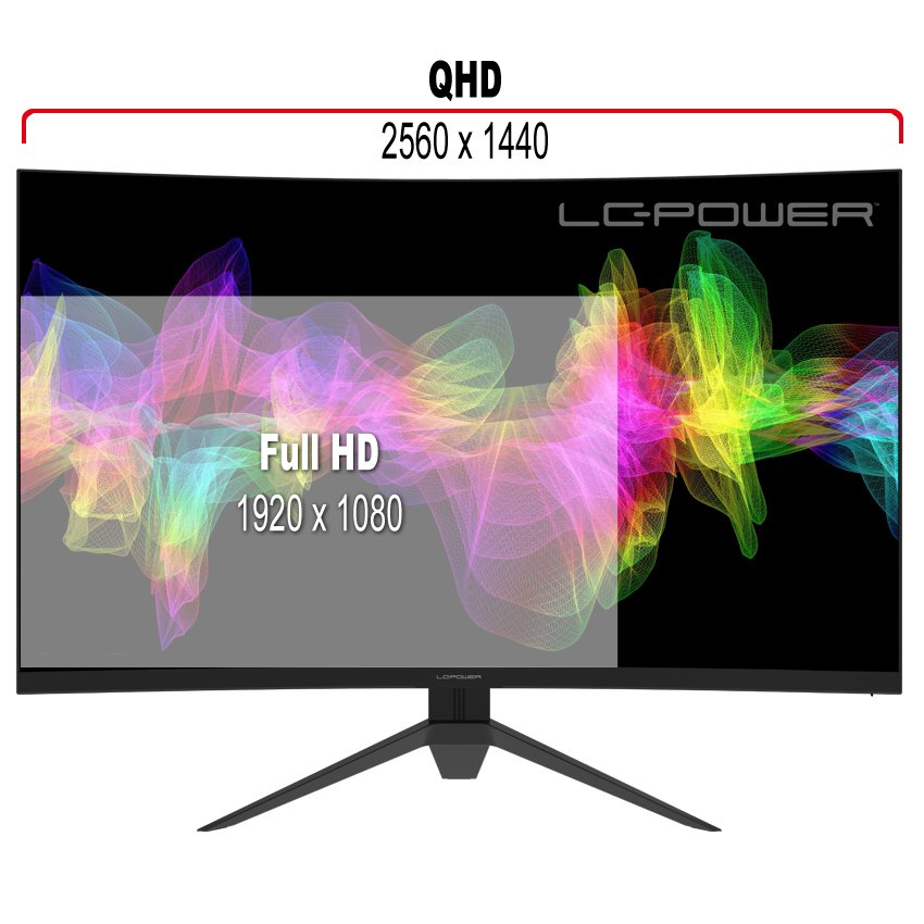 EAN 4260070120237 - LC-Power LC-M27-QHD-165-C pantalla para PC 68,6 cm (27") 2560 x 1440 Pixeles Quad HD LED Negro imagen 6