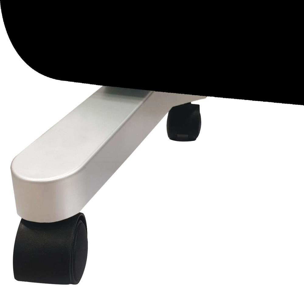 Yoevu Radiador Eléctrico Bajo Consumo 2000w Programable Control Móvil App Y Wifi Termostato Regulable Soporte Con Ruedas Resistencia Ip24 Protección Sobrecalentamiento Cristal Negro