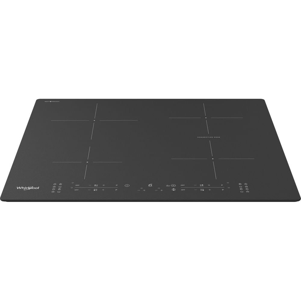 Whirlpool Wb B8360 Ne Bm Hob, Glass Ceramic, Induction, Built-In, 4 Cooking Zones, Width 59 Cm, Black
