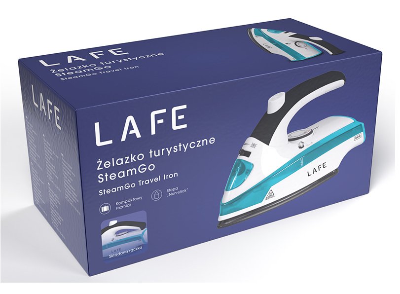 EAN 5907512861653 - Lafe LAFZEL45914 plancha Plancha vapor-seco Teflón 800 W Negro, Azul, Blanco imagen 7