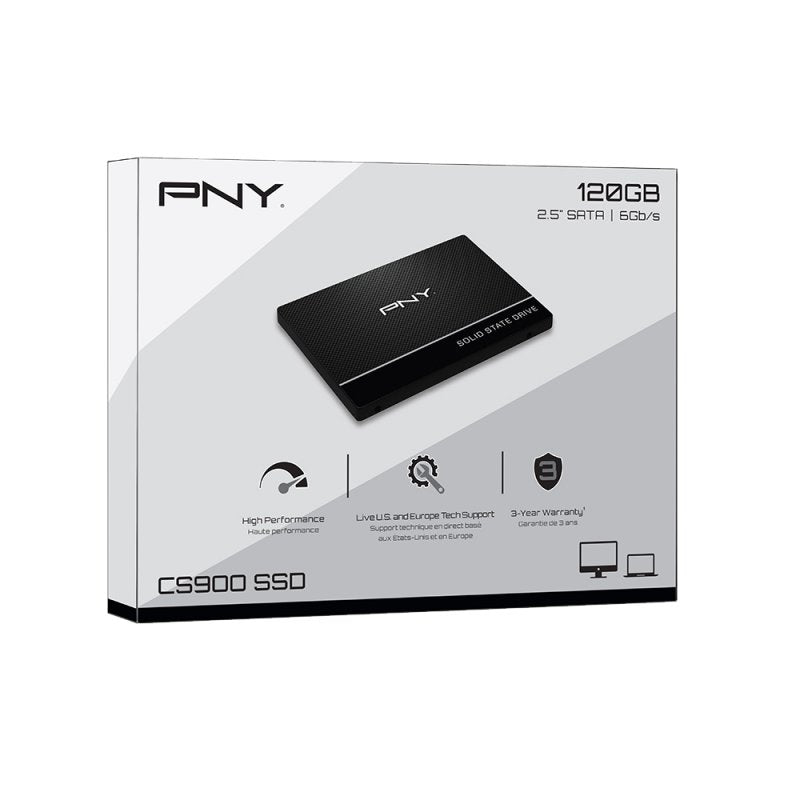 Disco Ssd Pny 120gb Cs900 Sata 2.5" R/W: 560/450